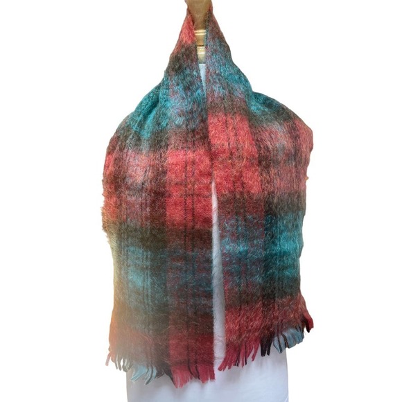 Andrew Stewart Vintage Mohair/Wool Made in Scotland Scarf - Picture 8 of 12